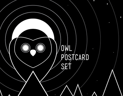 Owl Postcard Set
