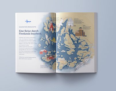 Editorial Illustration: The finnish archipelago route