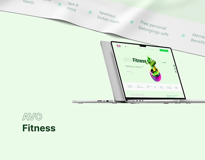 Fitness club (desktop+mobile) Landing page
