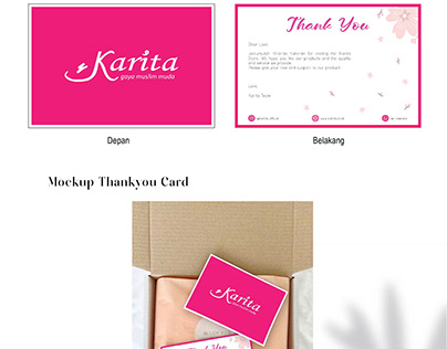 Thank You Card - Karita Store