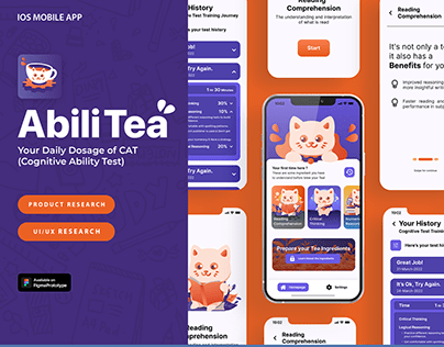 UI/UX | AbiliTea - Your daily dosage of CAT