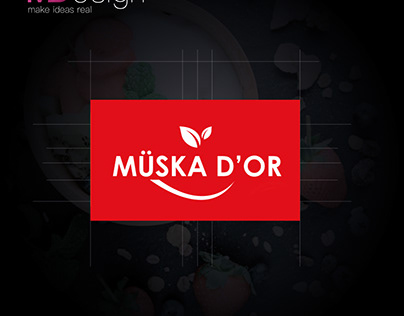 Création logo Muska D'or et gamme d'étiquette Granola