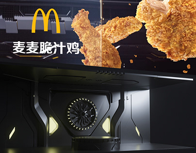 McDonalds. Adv Concepts. Media screen cube. Shanhai