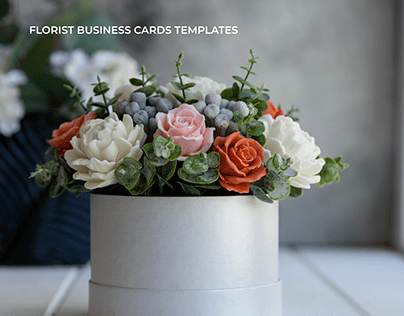 Florist business cards templates