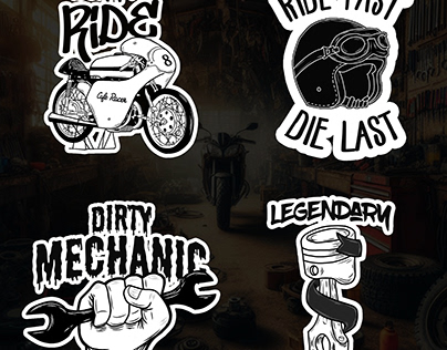 caferacer sticker pack