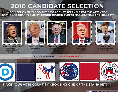 2016 Candidate Stamps Collection