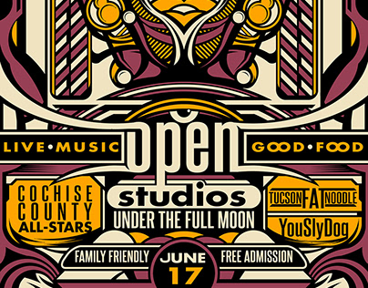 Open Studios Under the Full Moon - June 2019