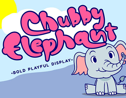 Free Bold Playful Font - Chubby Elephant