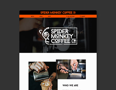 Spider Monkey Coffee Co - Website