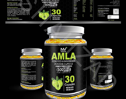 Amla Label design