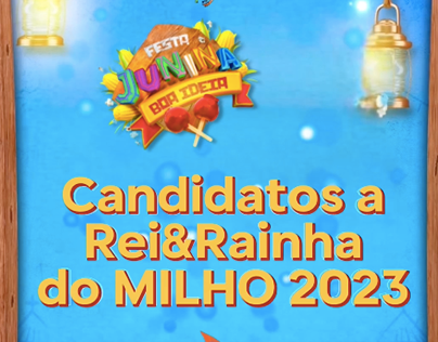 CANDIDATOS A REI & RAINHA DO MILHO 2023