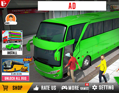 Coach Bus Driving 3D Bus Games