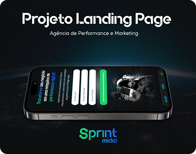 Project thumbnail - Landing Page Sprint Mídia | Agência de Performance