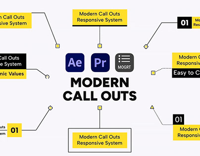 Modern Call Outs for After Effects and Premiere Pro
