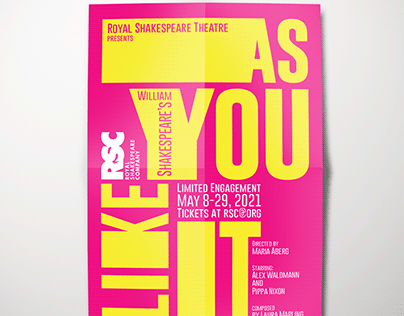As You Like It: Theatre Poster & Branding
