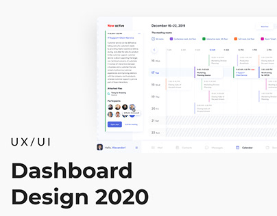 Dashboard design 2020