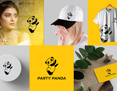Party Panda Logo - A Playful Twist to Celebration