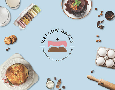 Mellow bakes - cake and bakery Branding