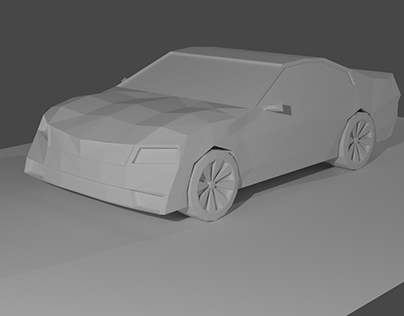 Project thumbnail - Low poly car