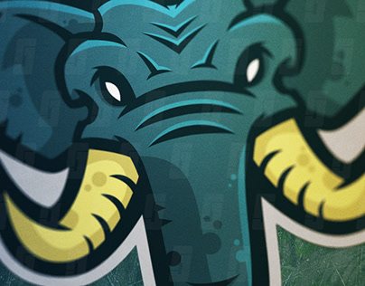 Elephant Mascot Logo - For Sale