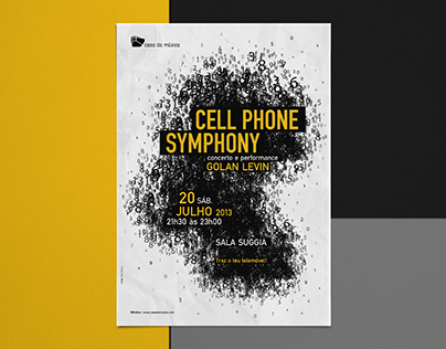Golan Levin's Cell Phone Symphony Poster