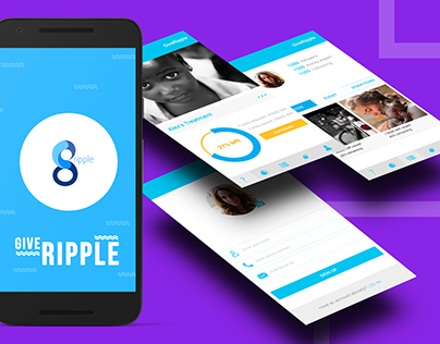 GiveRipple App UI Design