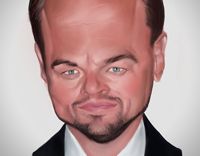Caricature of Leonardo Di Caprio