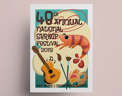 Shrimp Festival Poster