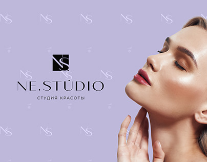 Логотип для студии красоты NE.STUDIO в Санкт-Петербурге