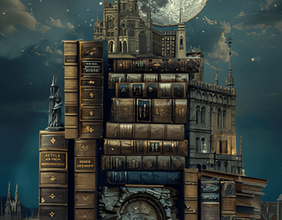 Moonlit Tales: A Castle in the Open Book