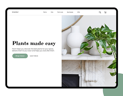 Plants E-commerce UI