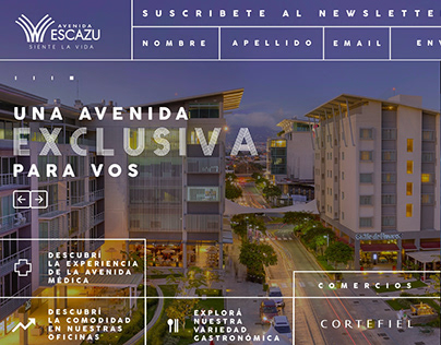 Avenida Escazú | Web Design