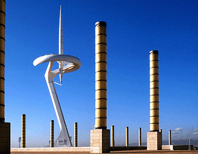 Montjuic Telecom Tower, Designed by Santiago Calatrava
