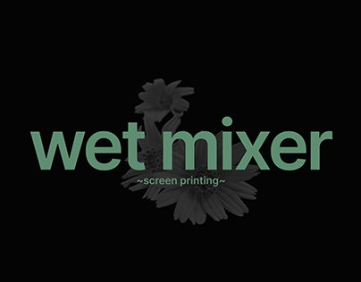 Wet Mixer- Screen Printing