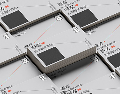 Architect office Business card design(6 versions)