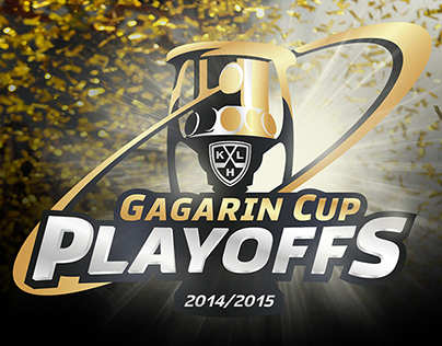 Redesign logo KHL Playoffs Gagarin Cup '14/15