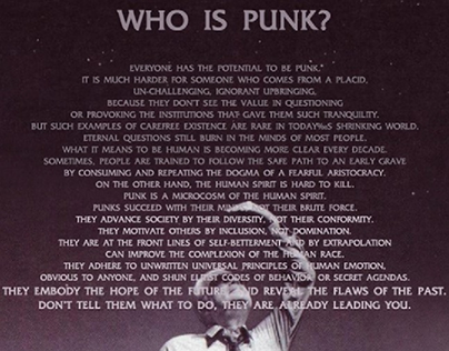 Punk Manifesto by Greg Graffin