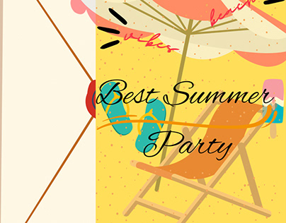 Summer party invitation