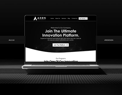 Axon Landing Page Design