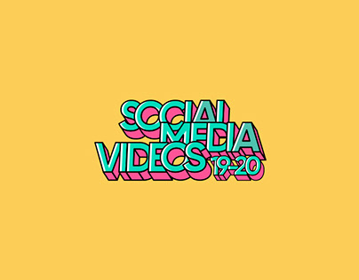 SOCIAL MEDIA VIDEOS 2019-2020