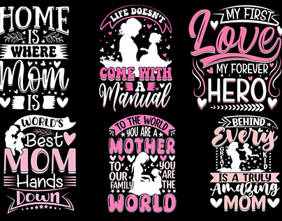 Mother Day T-shirt Bundle