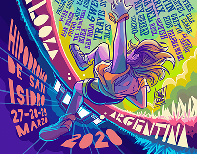 Lollapalooza Argentina 2020 - Poster Contest Entry