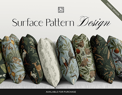 Surface Pattern Design - Wildlife Visual Brand Identity