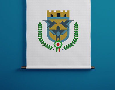 Nichelino's coat of arms redesign // Personal project