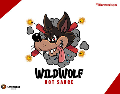 Wild wolf logo
