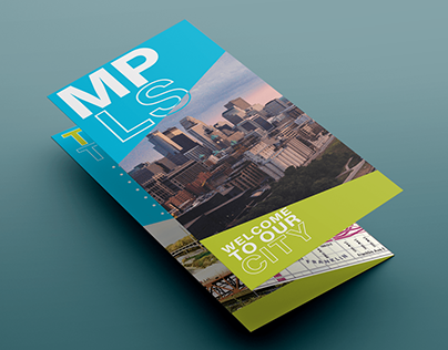 MPLS visitor center brochure mock-up