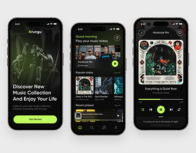 Krungu 🎧 - Music Mobile App