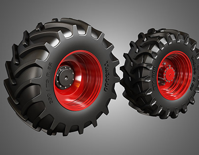 Tractor Tires and Rims - T02