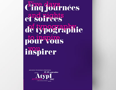AtypI Poster Design