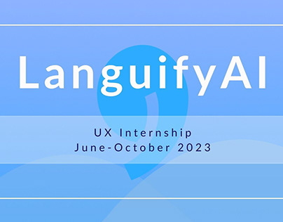 LanguifyAI- UX Internship